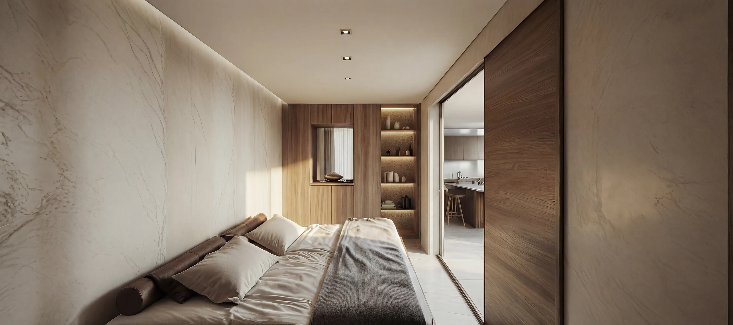 A small flat that still feels complete