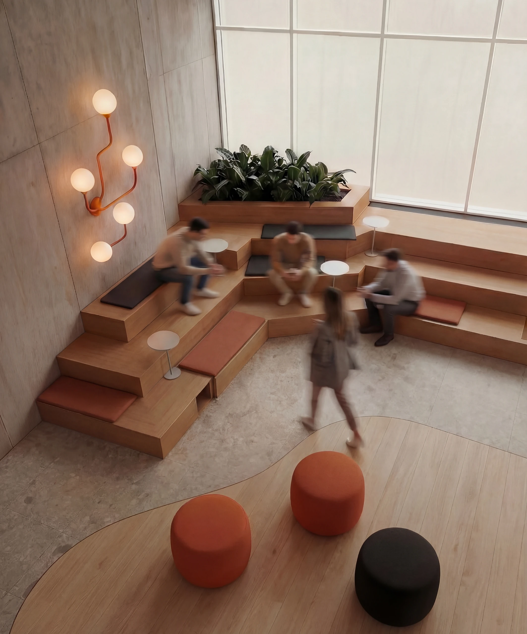 A lounge that reads like a home