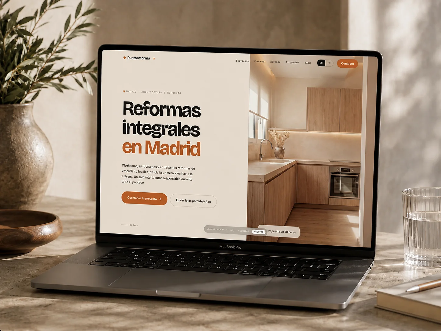 A site that turns visits into calls